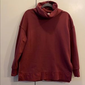 NWOT Athleta 24/7 Funnel Neck Sweatshirt